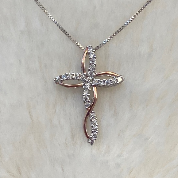 Jewelry - Rose Silver Cross